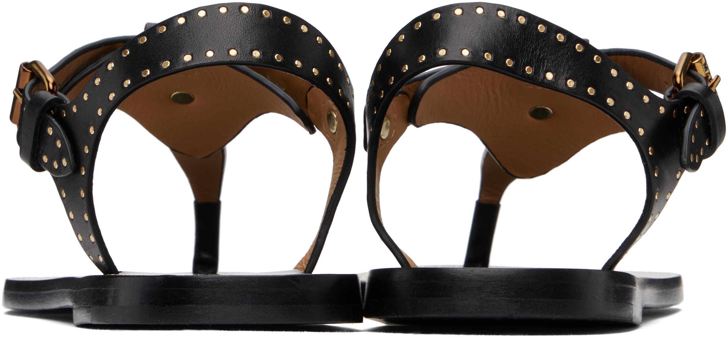 Isabel Marant Joony Sandals in Black | Lyst