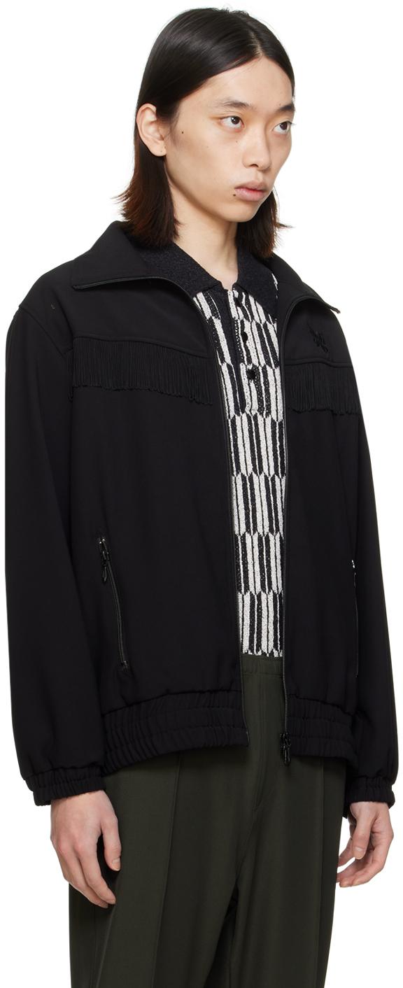 NEEDLES Black Fringe Track Jacket Needles