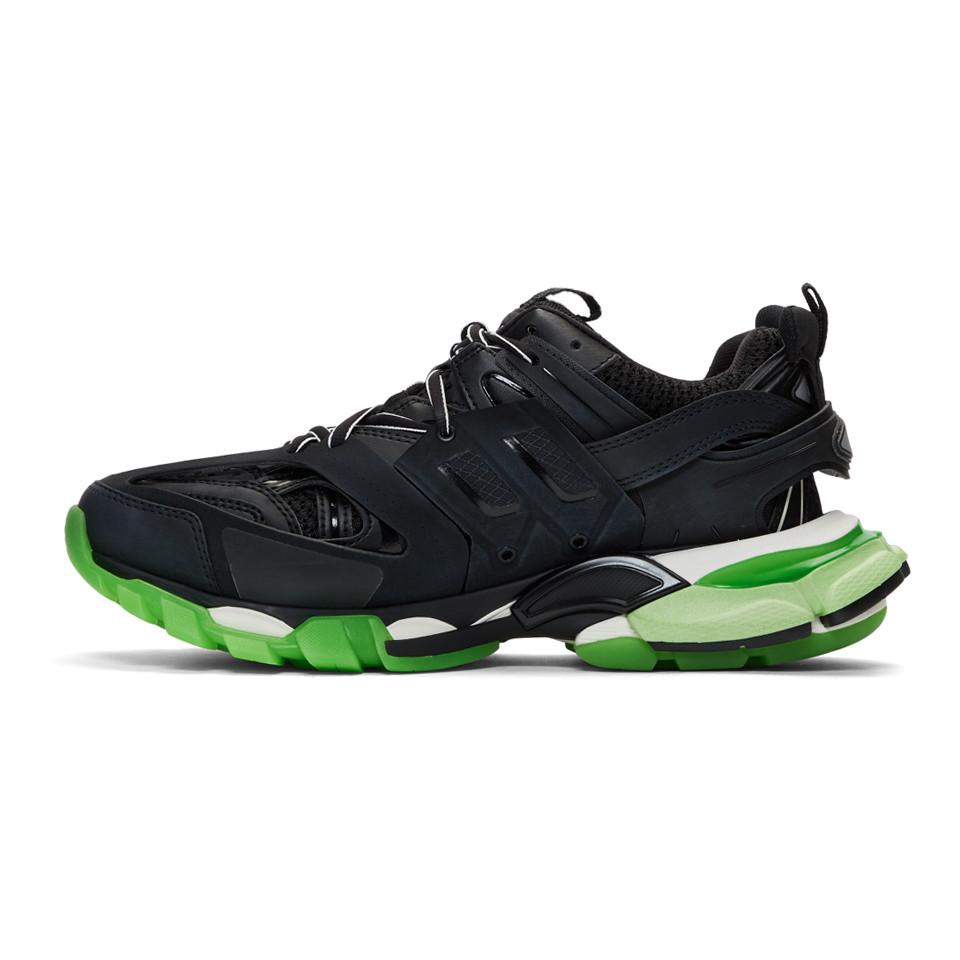 balenciaga glow in the dark track sneakers