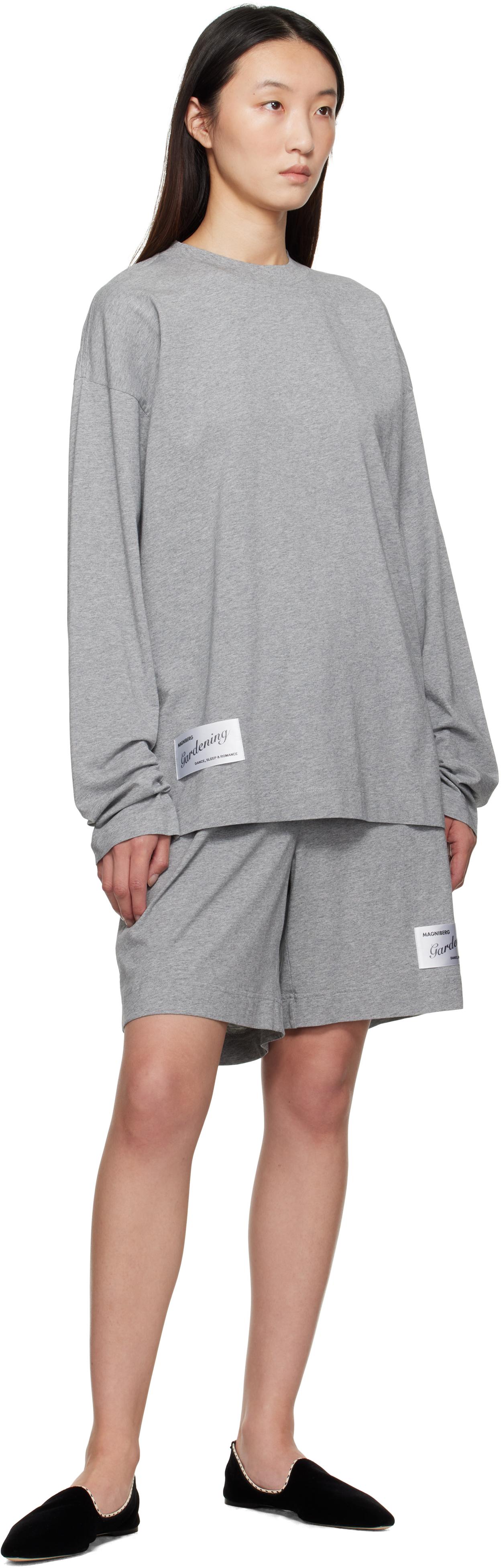 MAGNIBERG Full Long Sleeve T-Shirt in Grey | Lyst UK