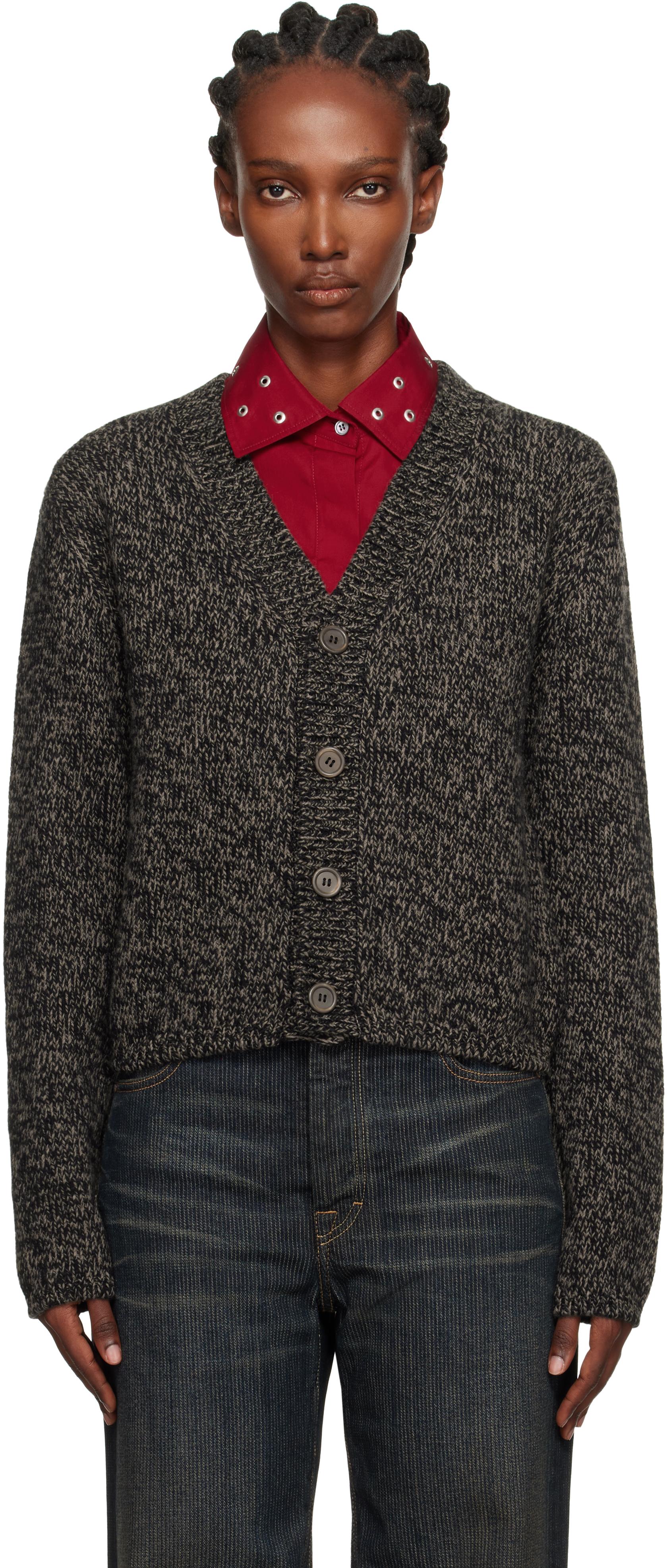 Our Legacy Academy Cardigan in Black | Lyst