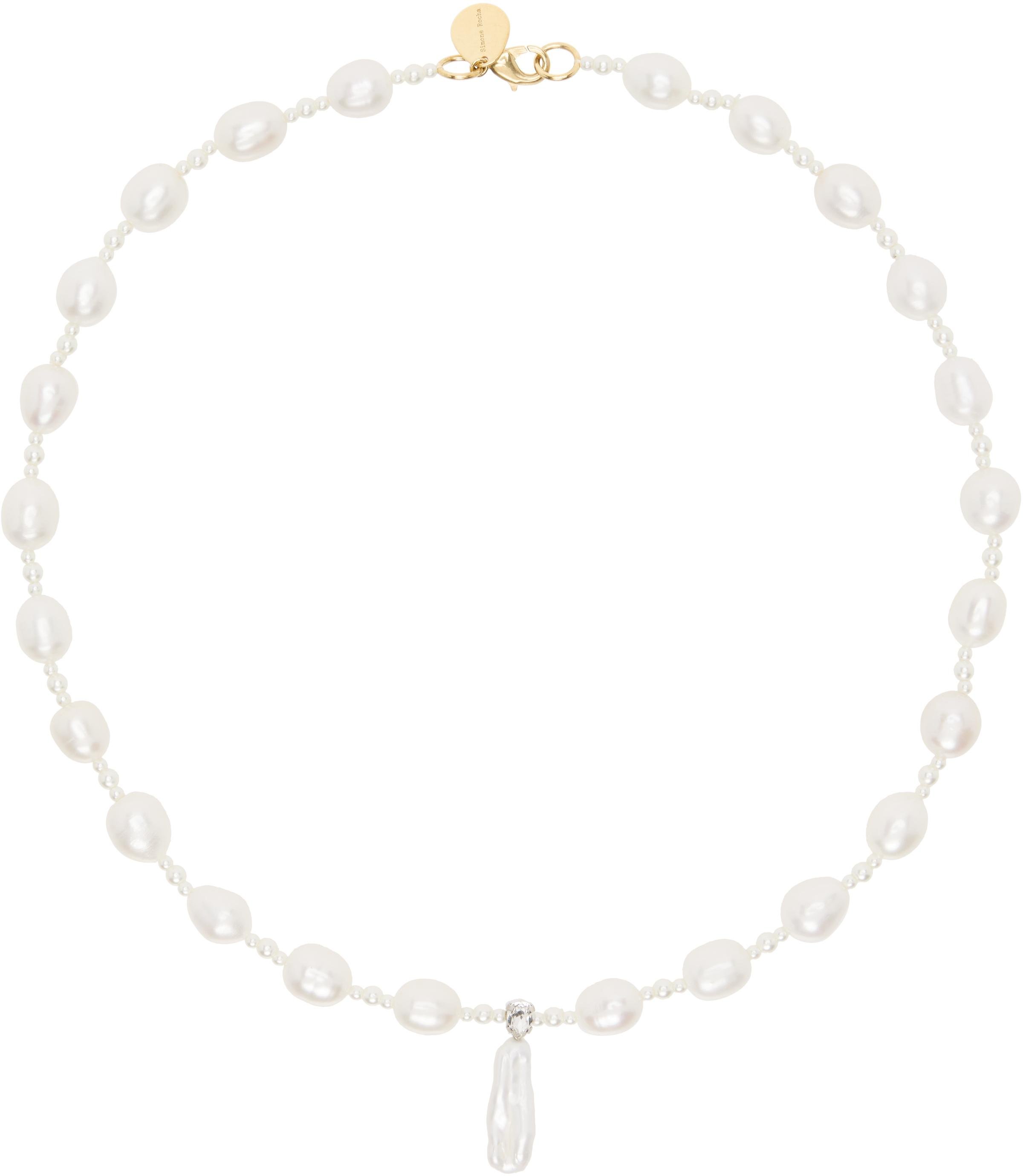 Simone Rocha デイジー フェイクパール ネックレス 関税込＊［Simone Rocha］デイジーフェイクパールネックレス