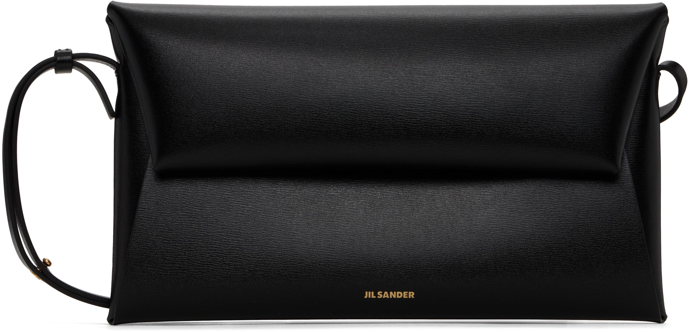 Jil Sander Folded Small Bag in Black | Lyst UK