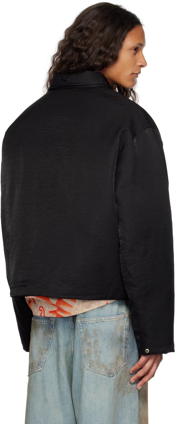 メンズ Acne Studios クリンクル ダウンジャケット ブラック | Lyst