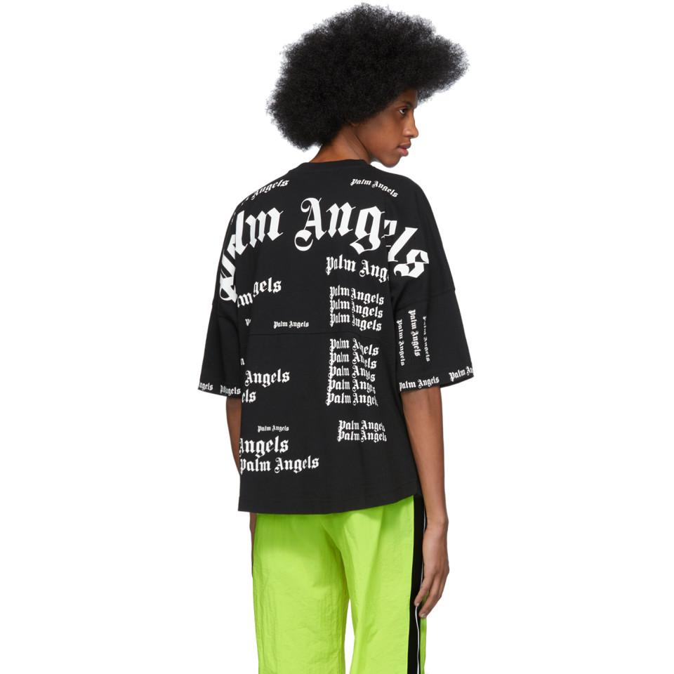 Palm Angels Ultra Logo Over T-shirt in Black for Men | Lyst Australia