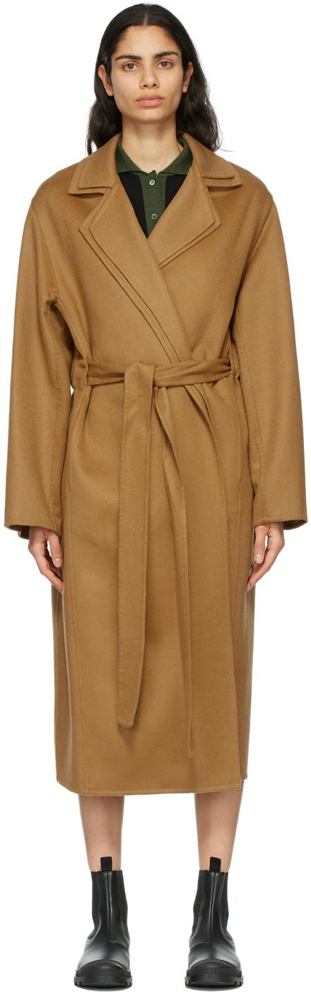 loewe camel coat