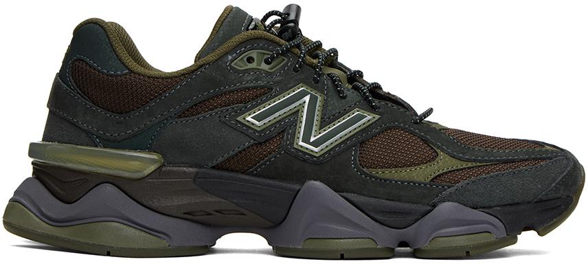 New Balance Black Khaki 9060 Low Sneakers for Men Lyst UK