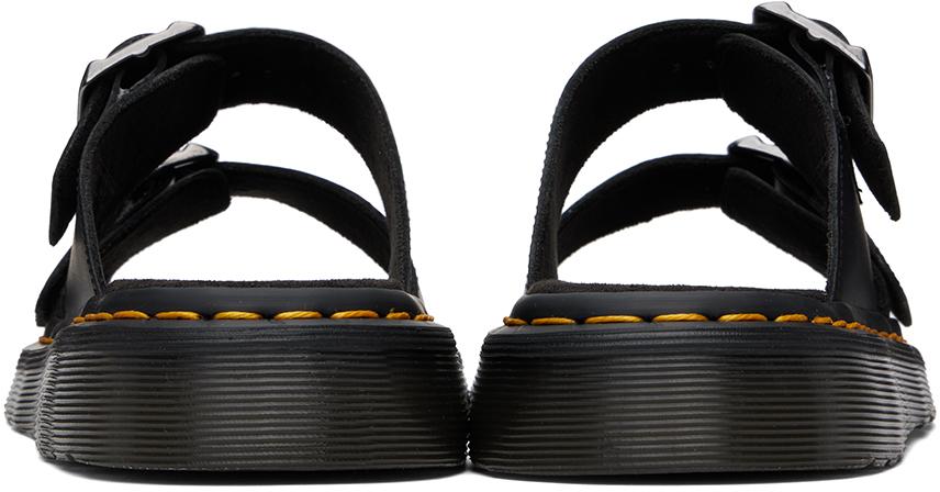 Dr. Martens レディース ブラック レザー Josef バックル