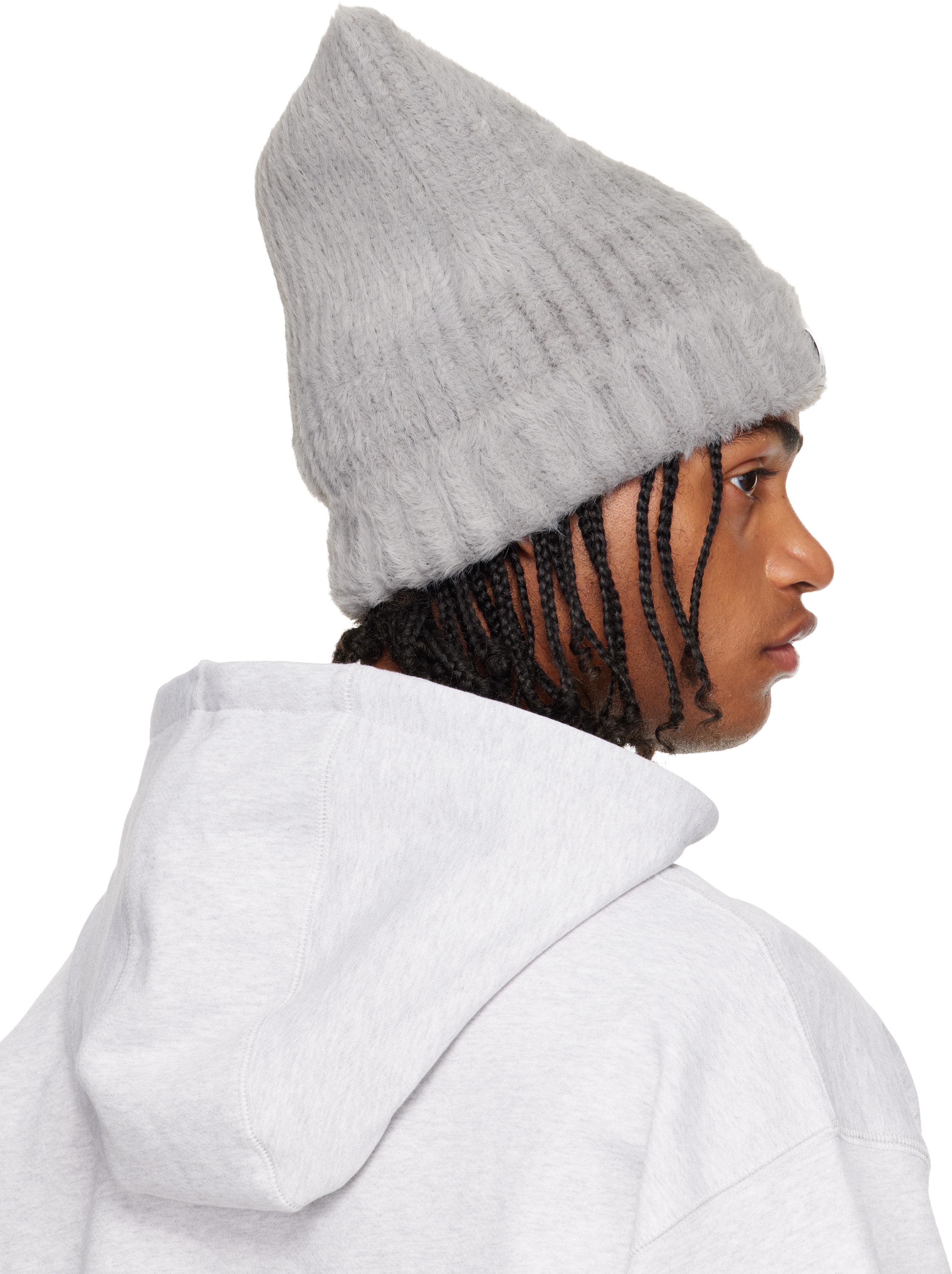 CASABLANCA Fluffy Nylon Square Beanie in White for Men | Lyst UK display picture 3
