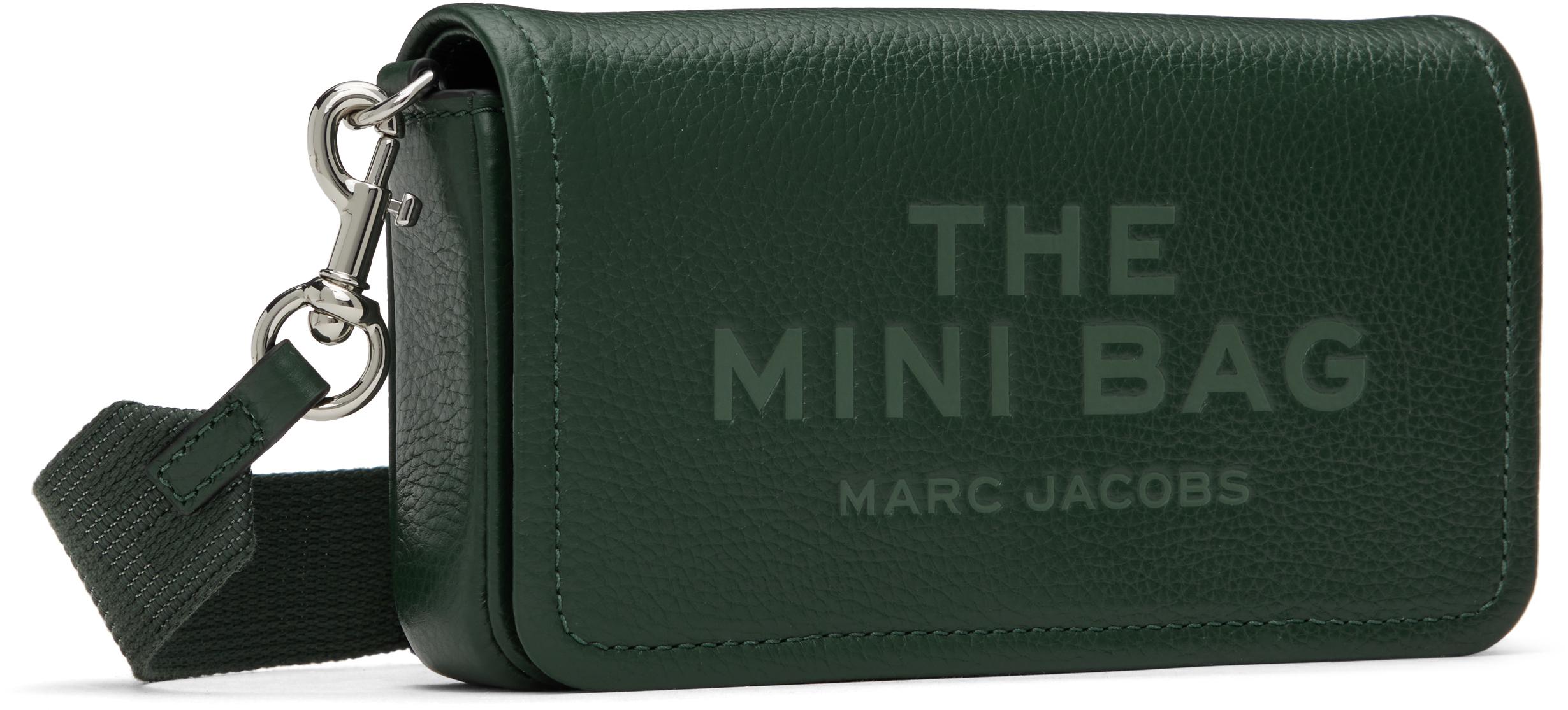 Marc Jacobs レディース グリーン カーキ The Leather Mini バッグ 