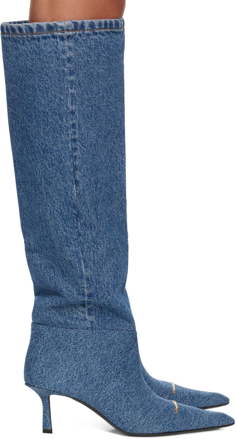 Blue jean boots for sale hotsell
