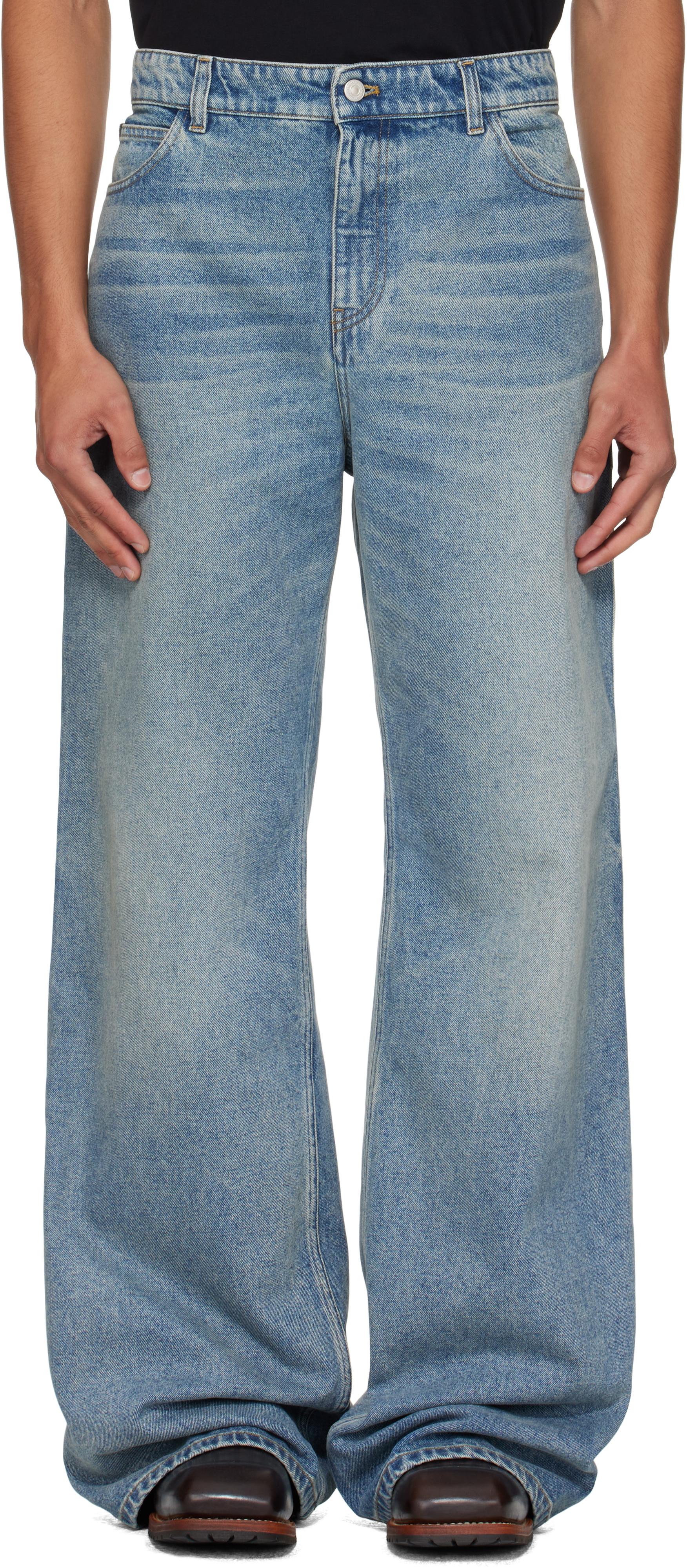 courreges ミッドライズ ワイドレッグ ジーンズ BALENCIAGA ミッドライズ ワイドカーゴジーンズ | NET-A-PORTER