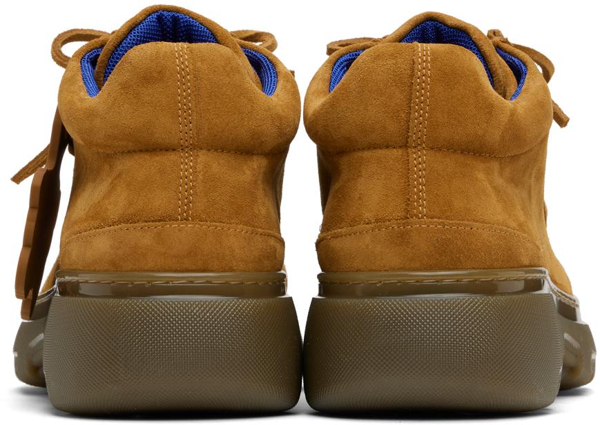 Burberry Creeper Mid Lace-Up Segale Brown Suede Boots 8080045 Men 40 EUR 7 US Burberry Tan Suede Creeper Mid Derbys in Black for Men  main image 3