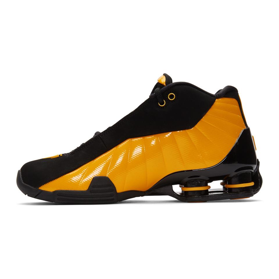 factible Glorioso desinfectante Nike Black And Yellow Shox Bb4 Sneakers for Men | Lyst