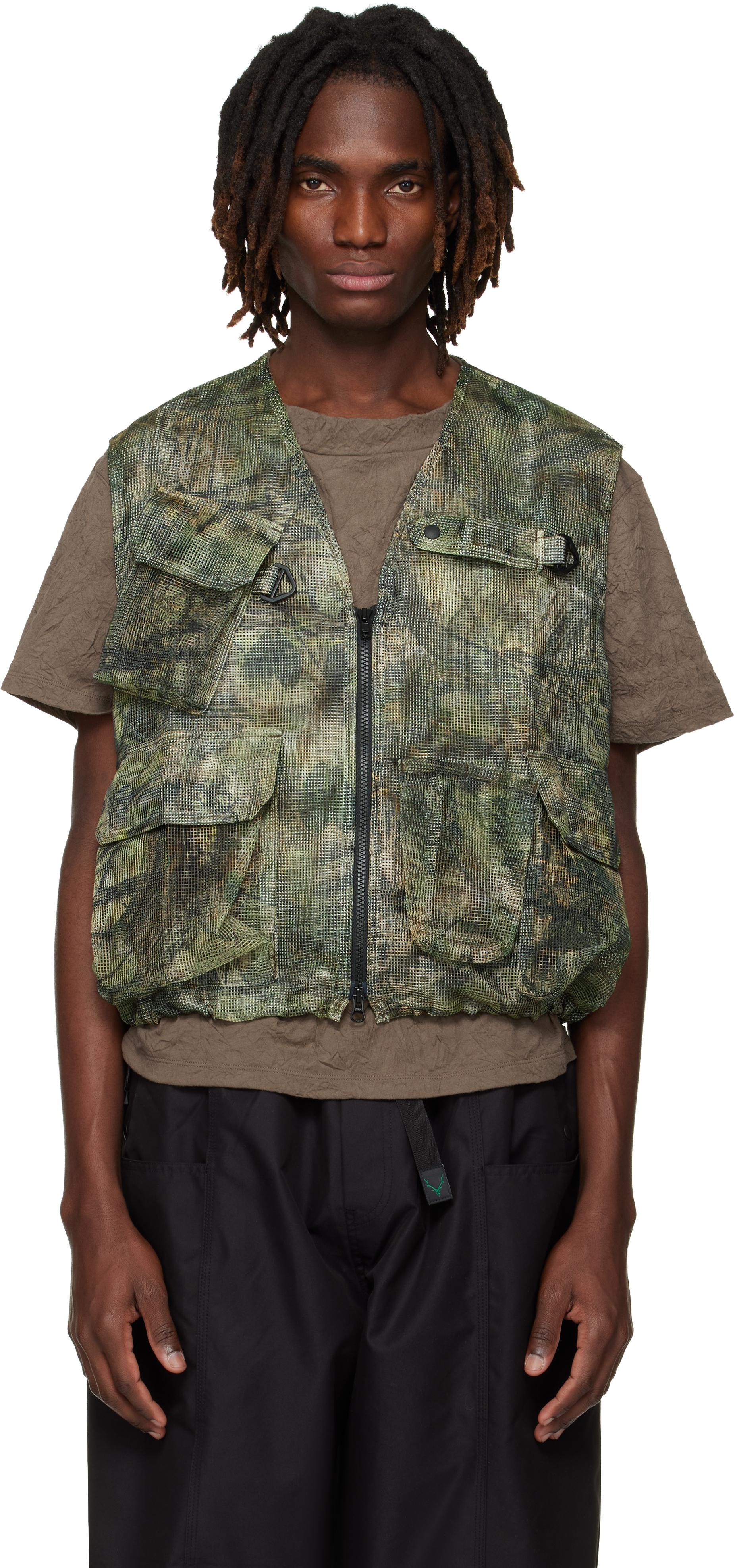 South2 West8 Khaki Bush Trek Vest in Black for Men | Lyst