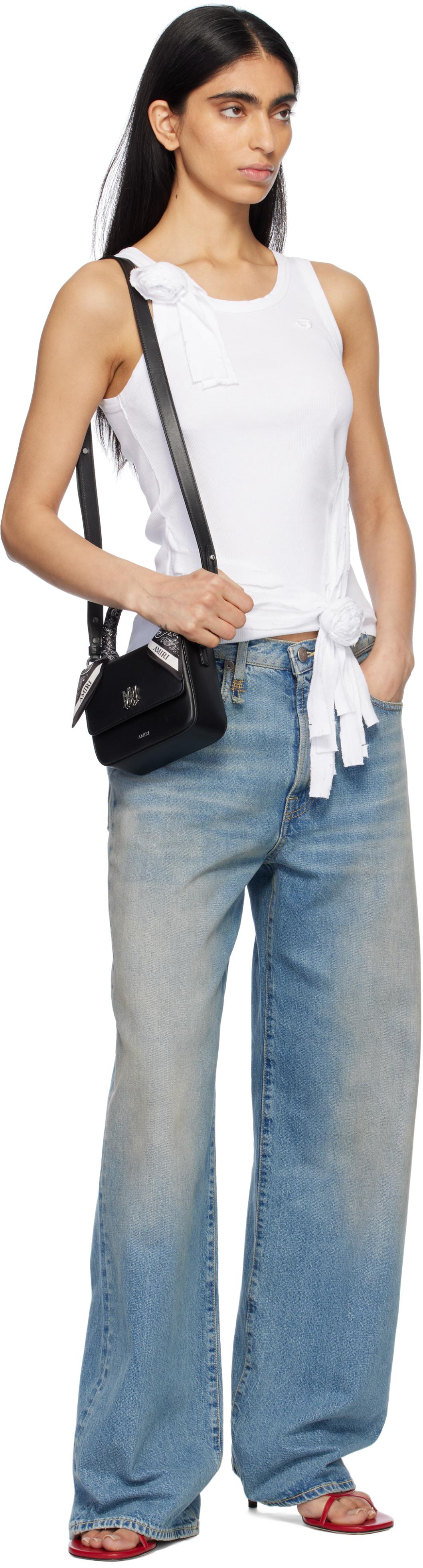 今期注目の逸品!!【AMIRI】クリスタル マイクロ MA バッグ WOMEN - WOMEN'S CRYSTAL DENIM MICRO MA BAG - True Blue | AMIRI
