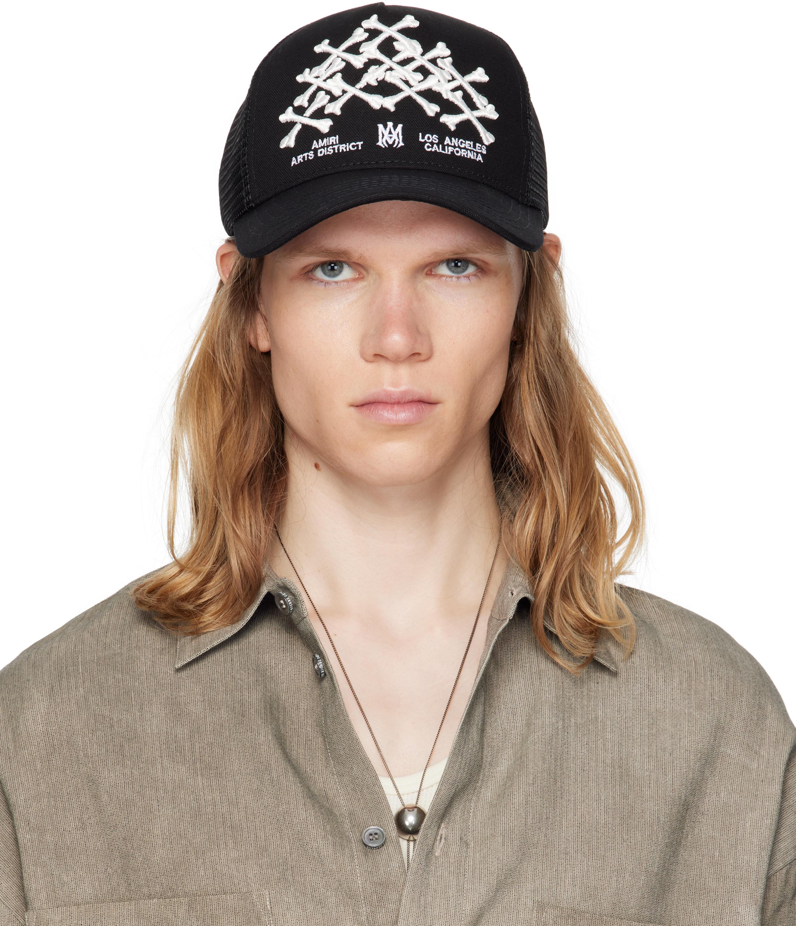 Amiri Bones Stacked Trucker Cap in Brown for Men | Lyst UK