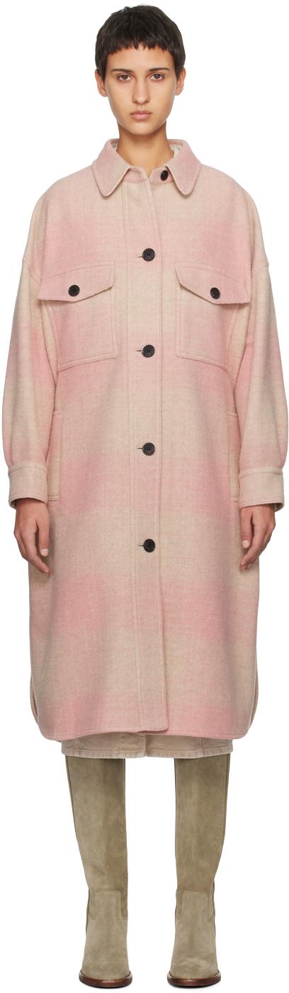 【関税込み】Isabel Marant Etoile オレンジ Fontizi コート Isabel Marant Pink Fontizi Coat in Black | Lyst