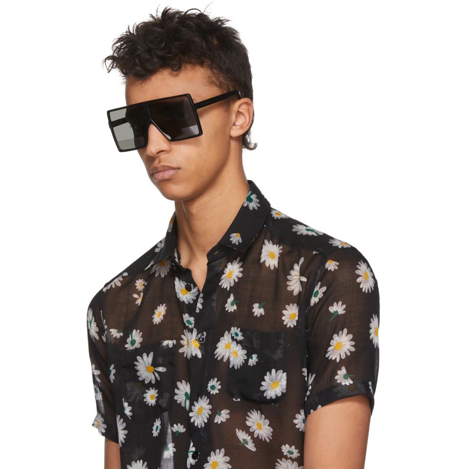 saint laurent shield sunglasses