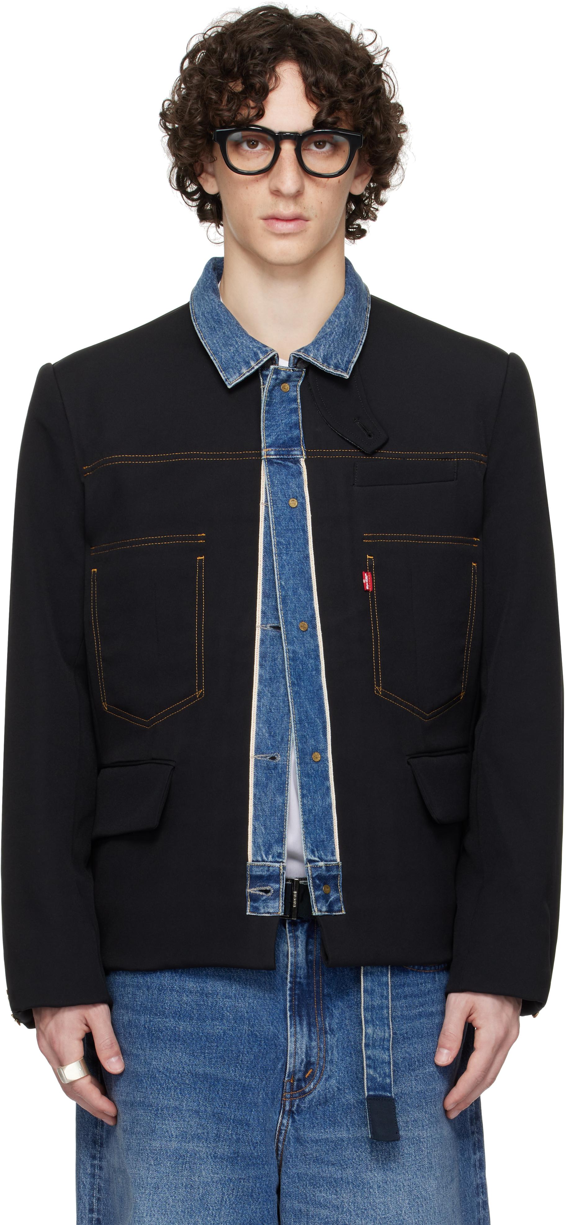 Sacai Levi's Edition Denim & Matelasse Twill Reversible