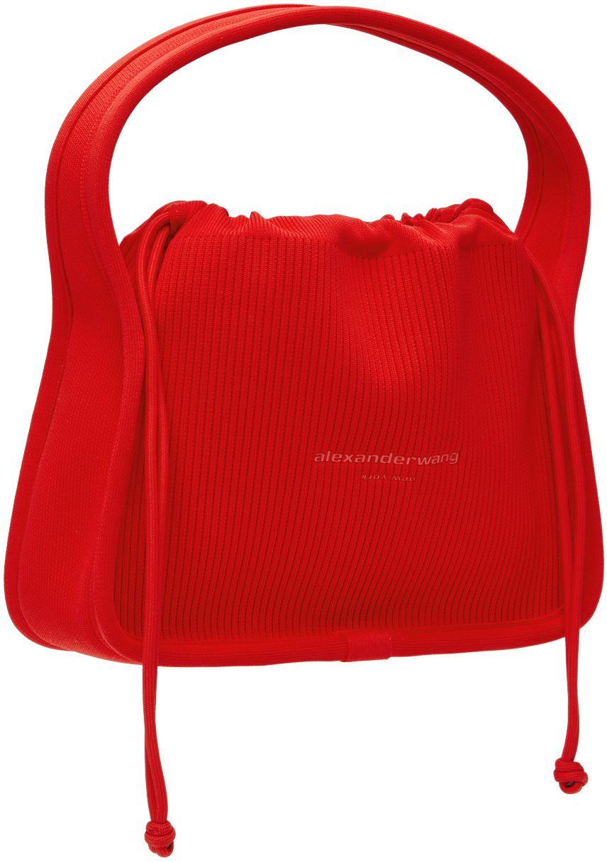 ハンドバッグ ALEXANDER WANG ryan small bag in ribbed knit ALEXANDER WANG - Women Rib Knit Ryan Small Bag – Atelier New