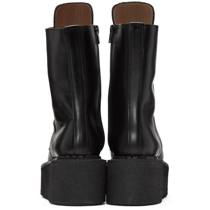Junya Watanabe Black Platform Creeper Boots | Lyst