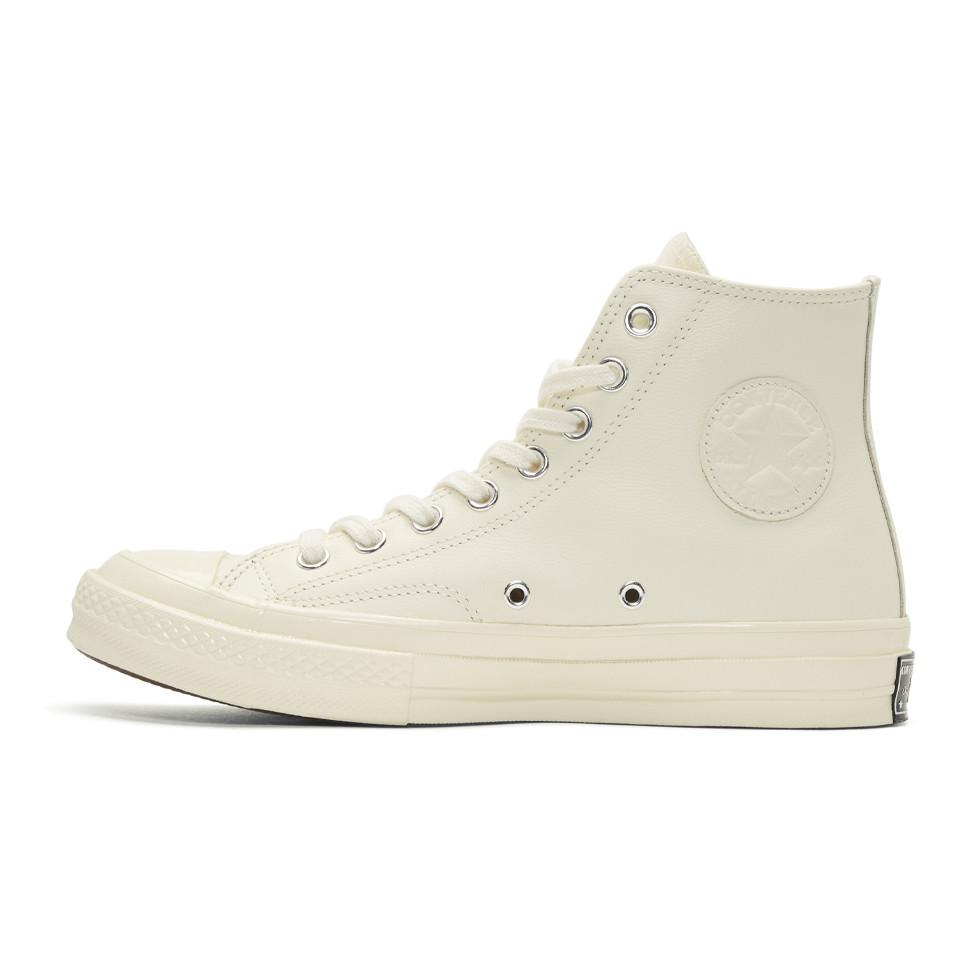 Converse White Chuck Taylor All Star 70 Wordmark Wool High-top Sneakers for  Men | Lyst