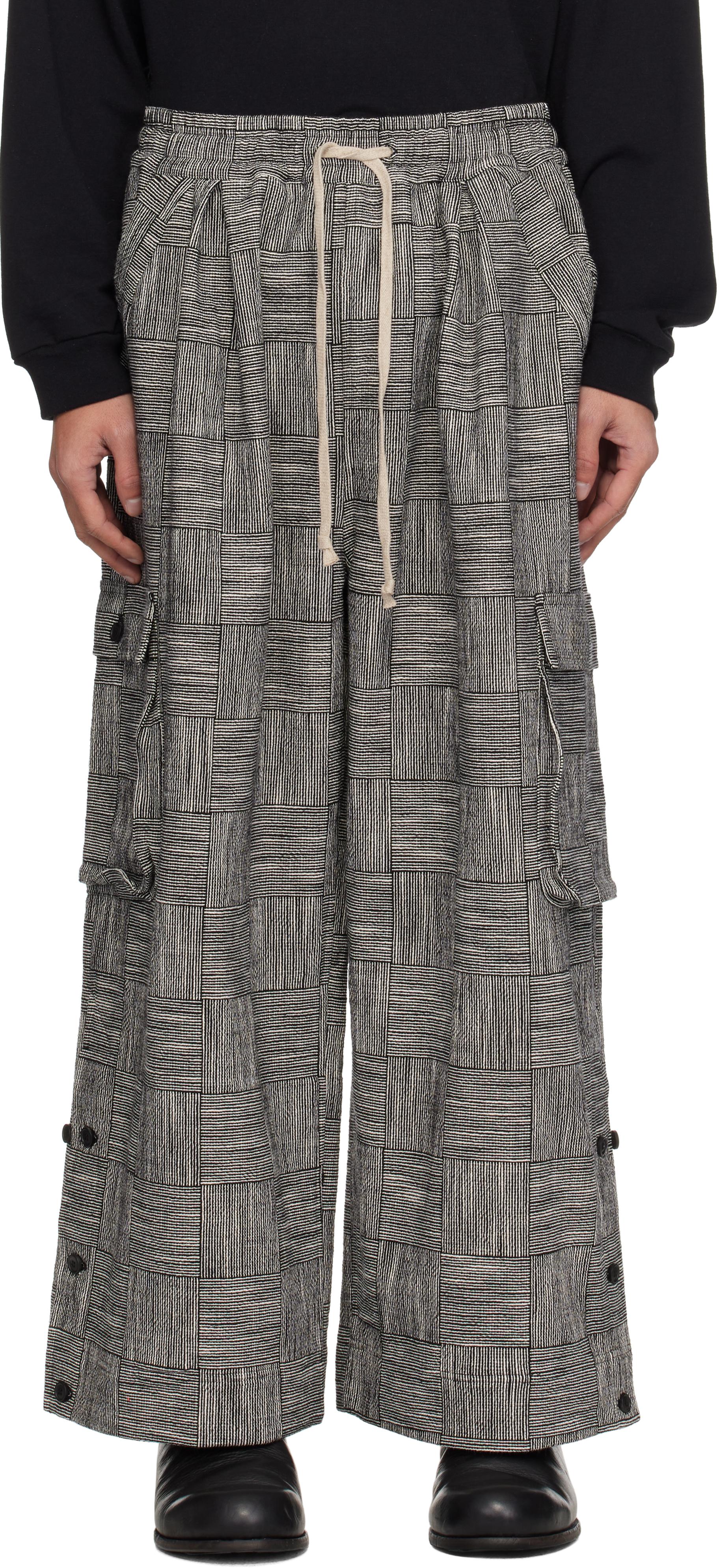Jan-Jan Van Essche Hemp Hakama Trousers in Black | Santa Fe