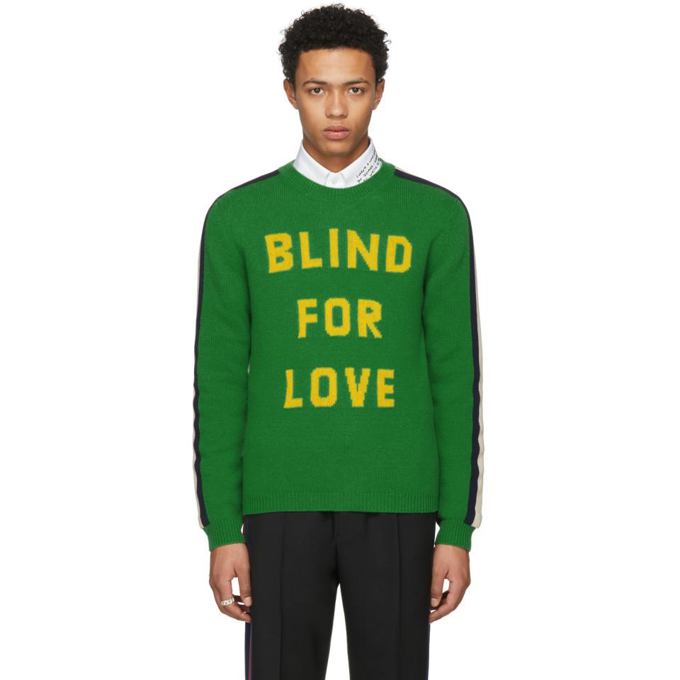 blind for love gucci sweater