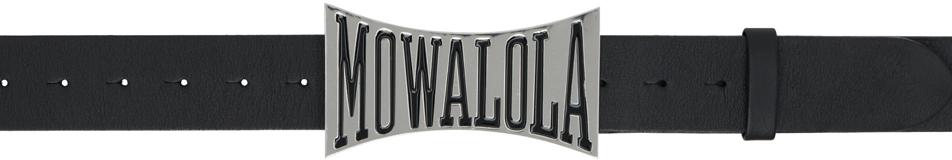 Mowalola Sweat Buckle Belt in Black for Men | Lyst
