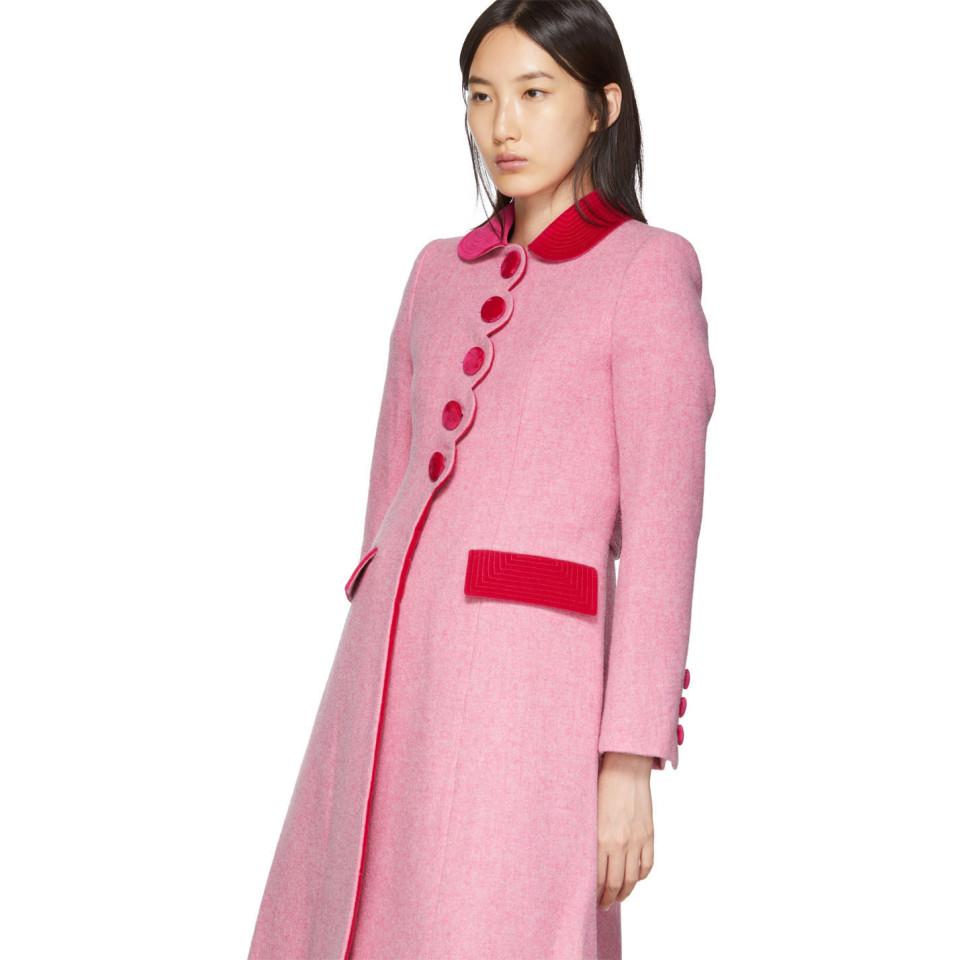 marc jacobs pink coat