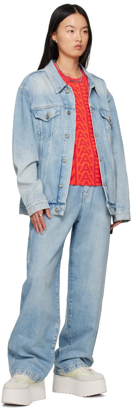 Marc Jacobs レディース ブルー The Denim Trucker Jacket デニム 