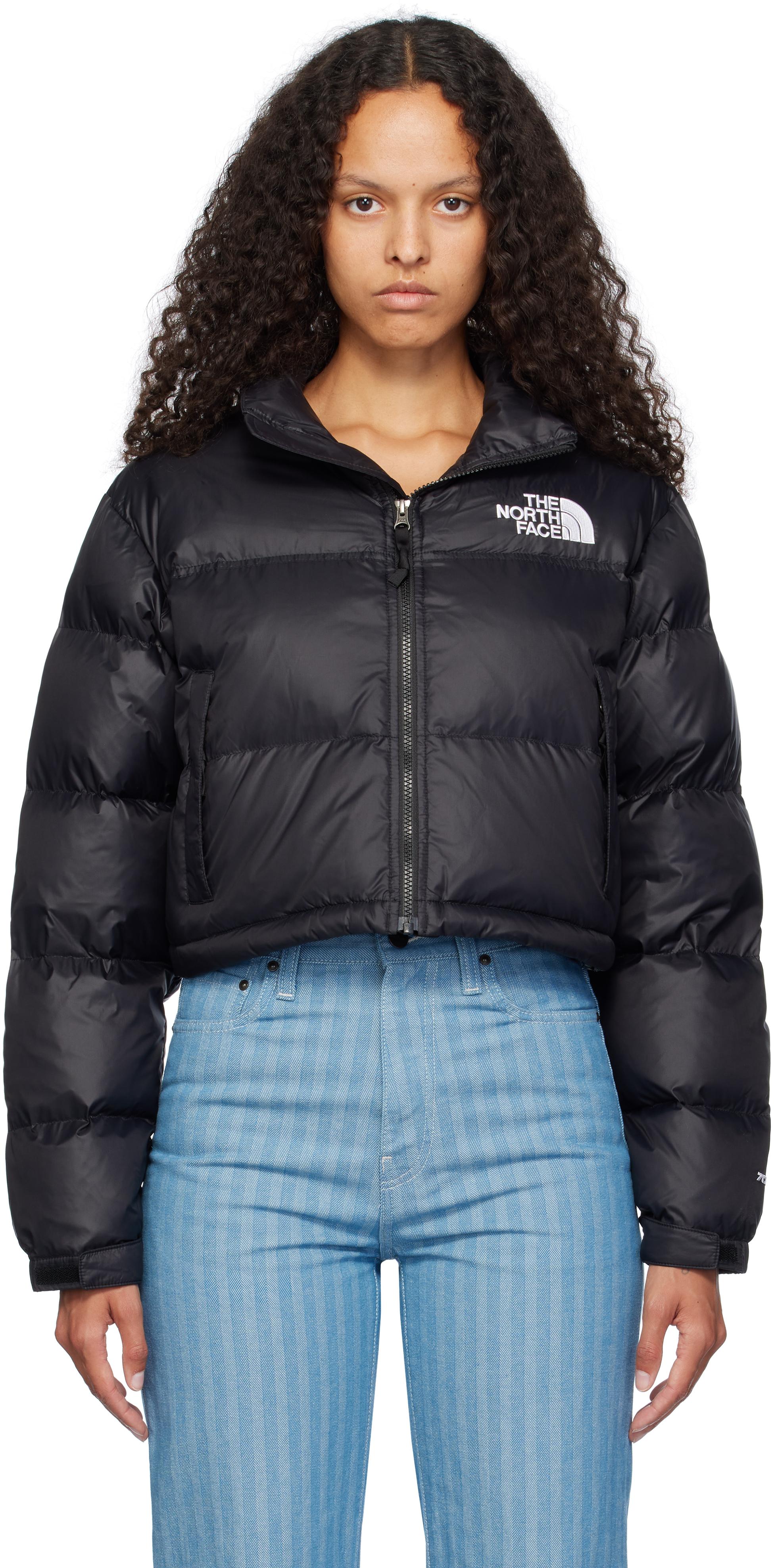 The North Face レディース ブラック ヌプシ ショート ダウン