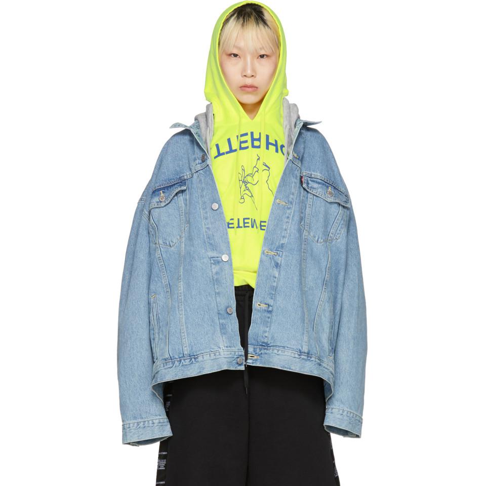 levis jean jacket with hoodie