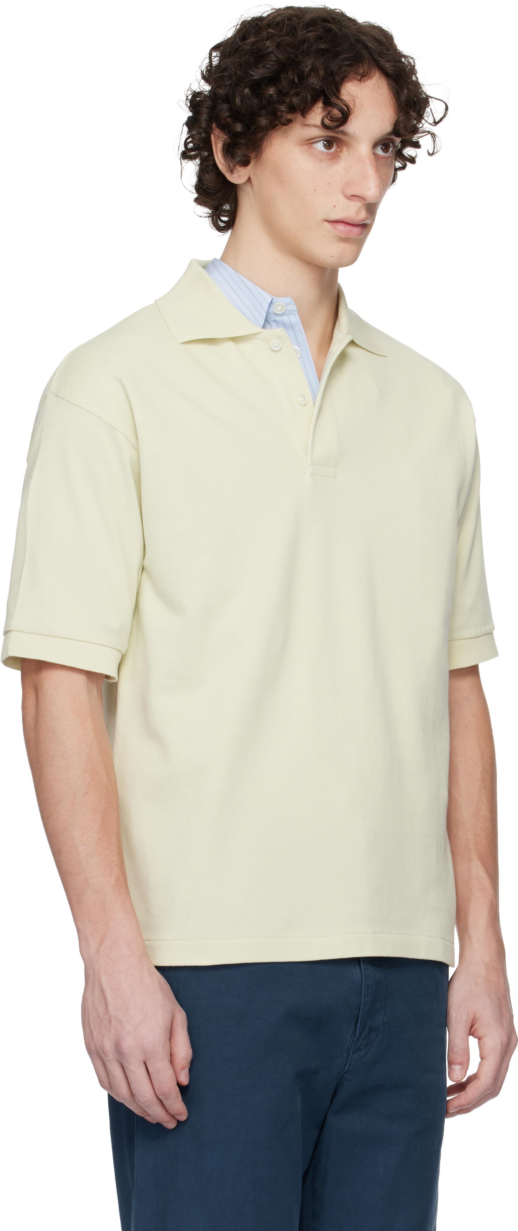 AURALEE Pima Cotton Heavy Pique Polo in Natural for Men | Lyst