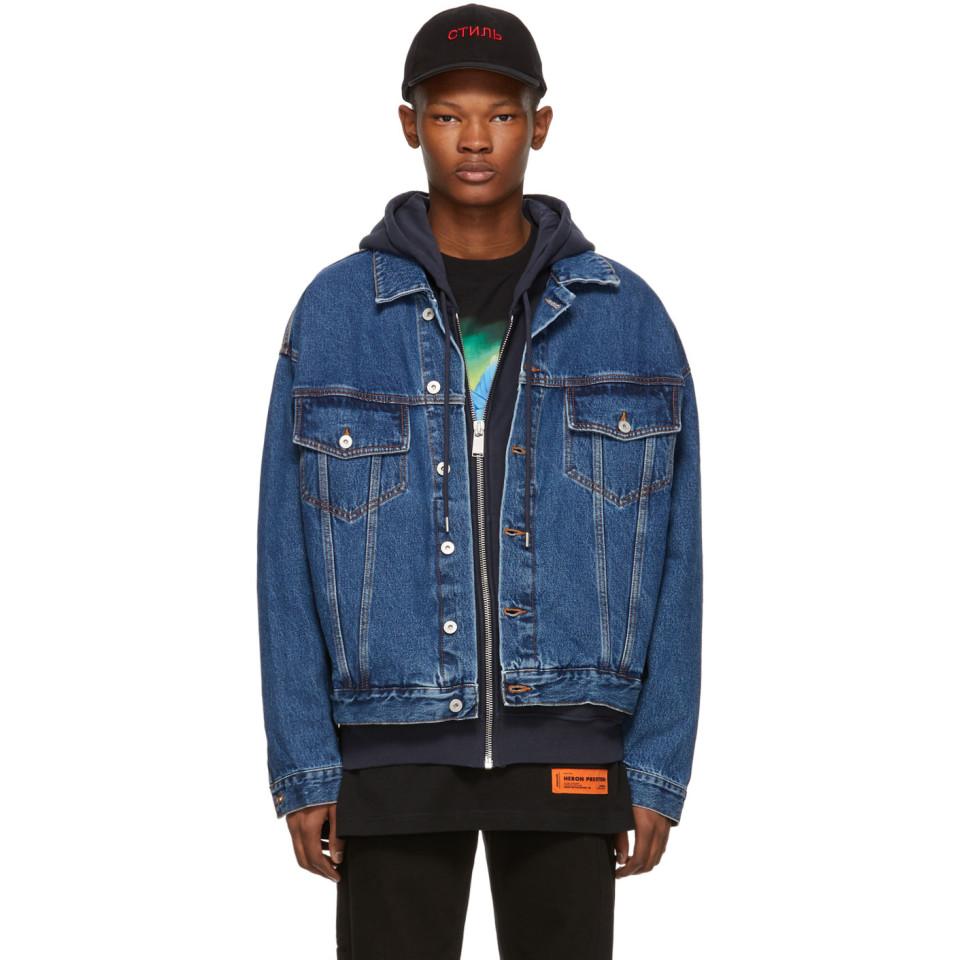 Heron Preston Airbrush Heron Denim 