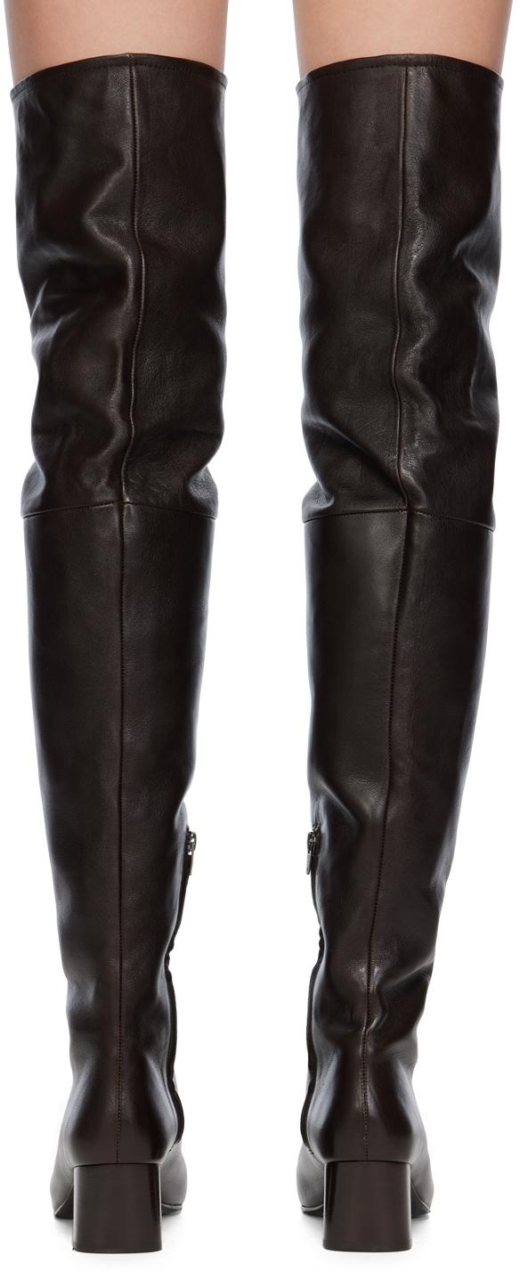 LEMAIRE カットアウト ヒールブーティ 38 ブラック Black Cut Out Ankle Boots | LEMAIRE
