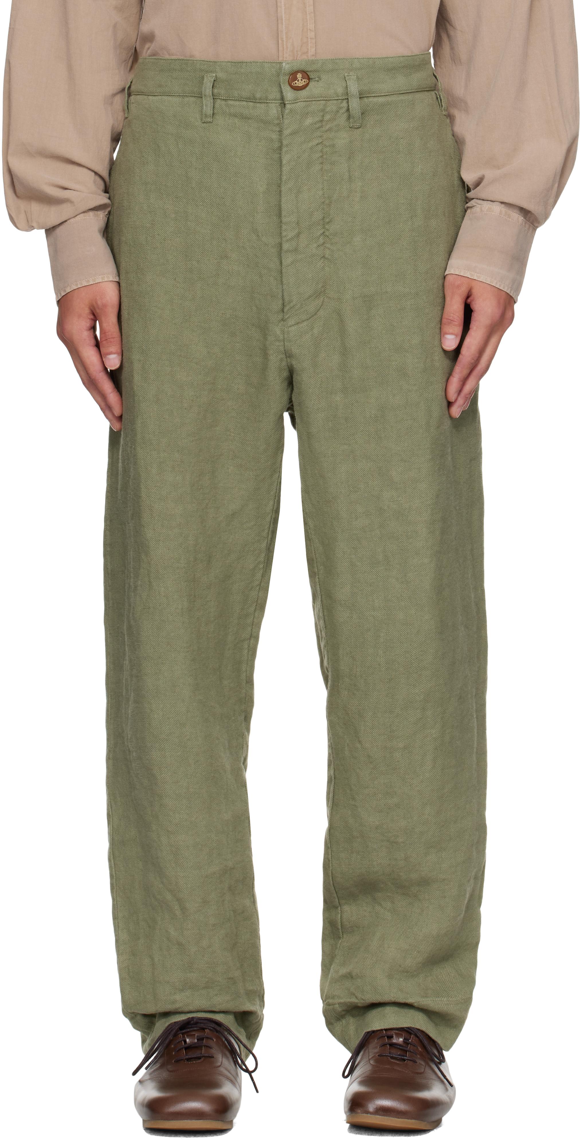 【送料&関税込】Vivienne Westwood Ray Pants In Beige Viscose VIVIENNE WESTWOOD | Beige Women's Casual Pants | YOOX