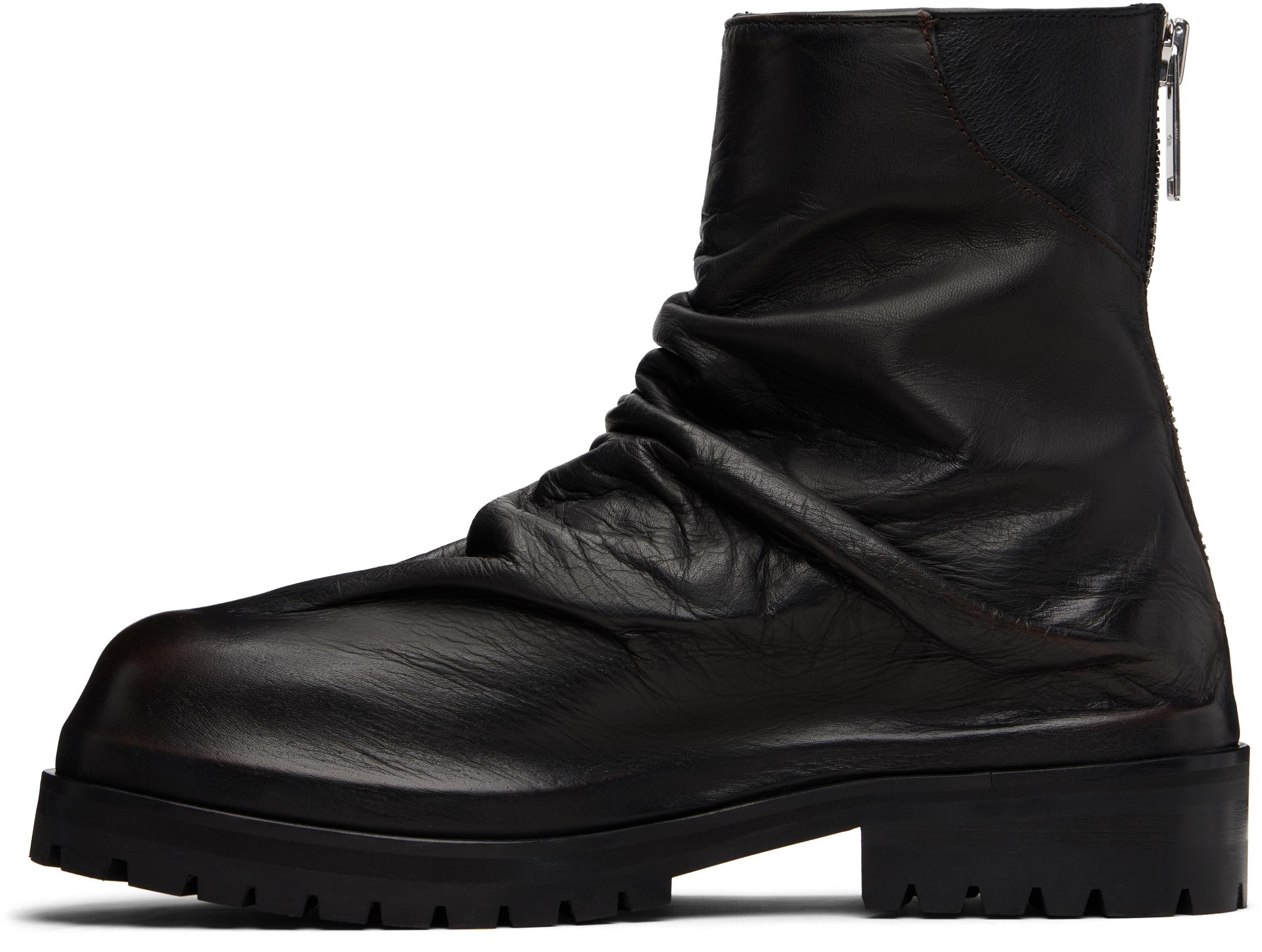 靴 Imakoko 424 / Marathon Leather Boots 424 Marathon Boots in Black for Men | Lyst