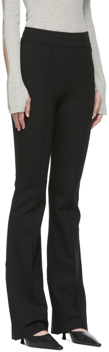 Helmut Lang レディース ブラック レーヨン トラウザーズ パンツ 
