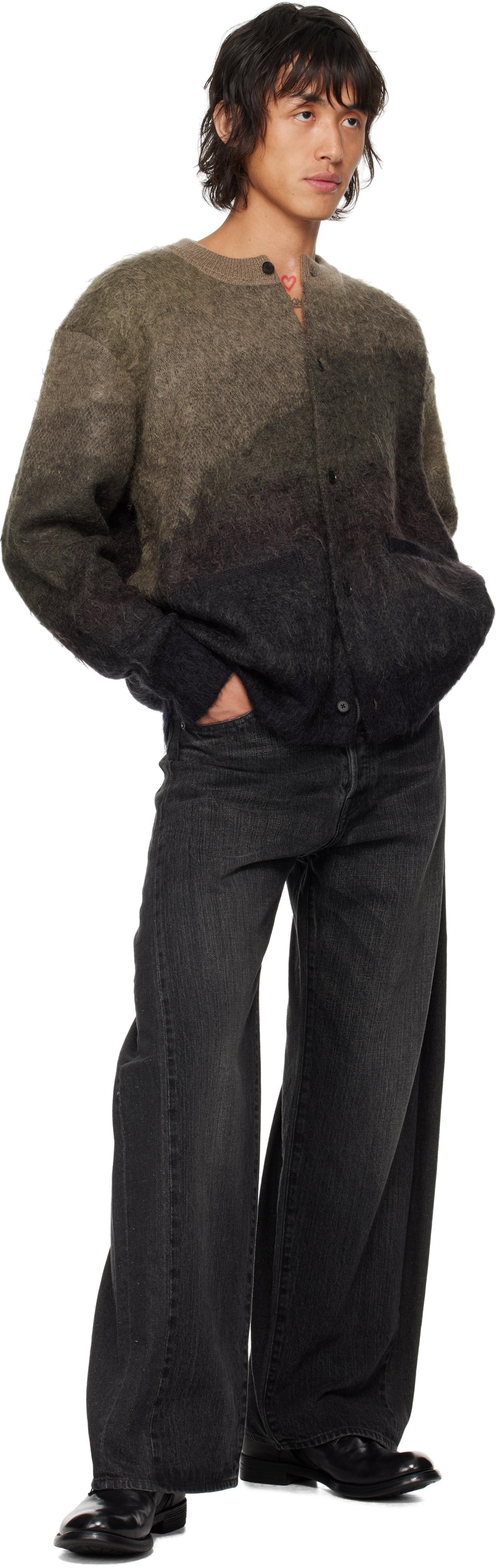 stein Gradation Mohair Knit Cardigan in Black for Men | Lyst stein Gradation Mohair Knit Cardigan in Black for Men | Lyst