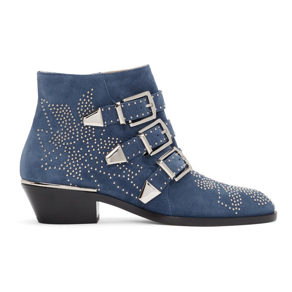 chloe susanna boots blue