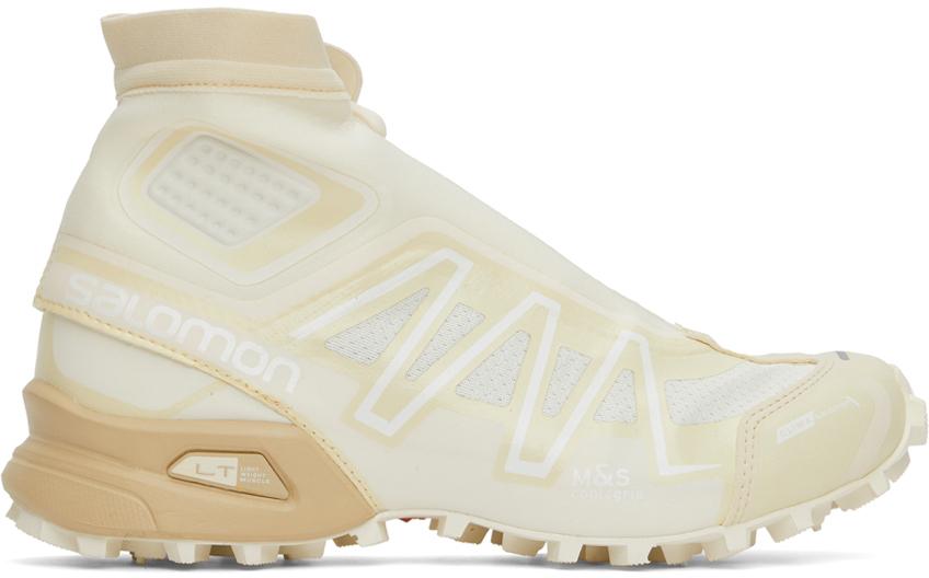 Salomon Rubber Off-white & Beige Snowcross Advanced Sneakers in Natural |  Lyst