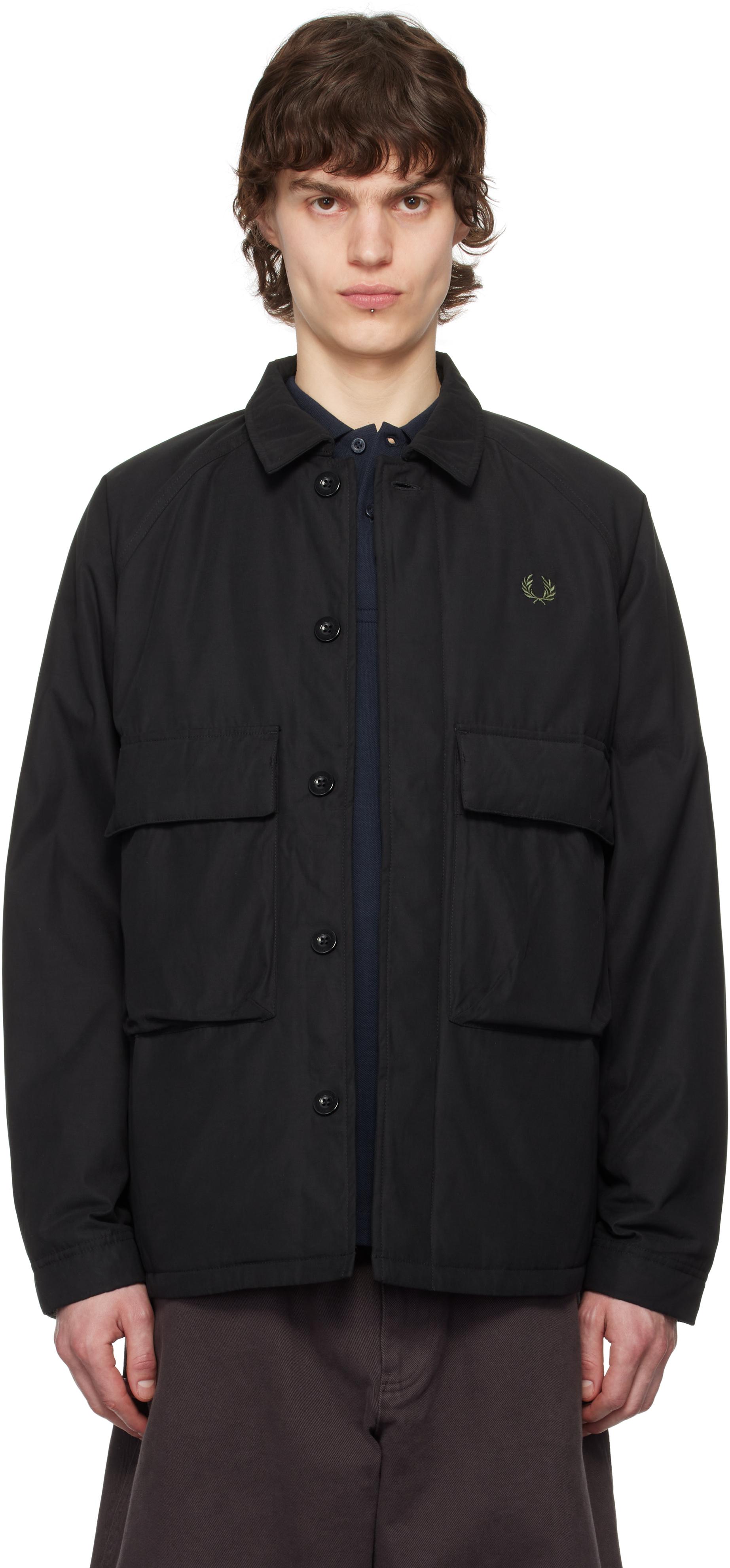 Black Fred Perry Jackets for Men Lyst UK Page