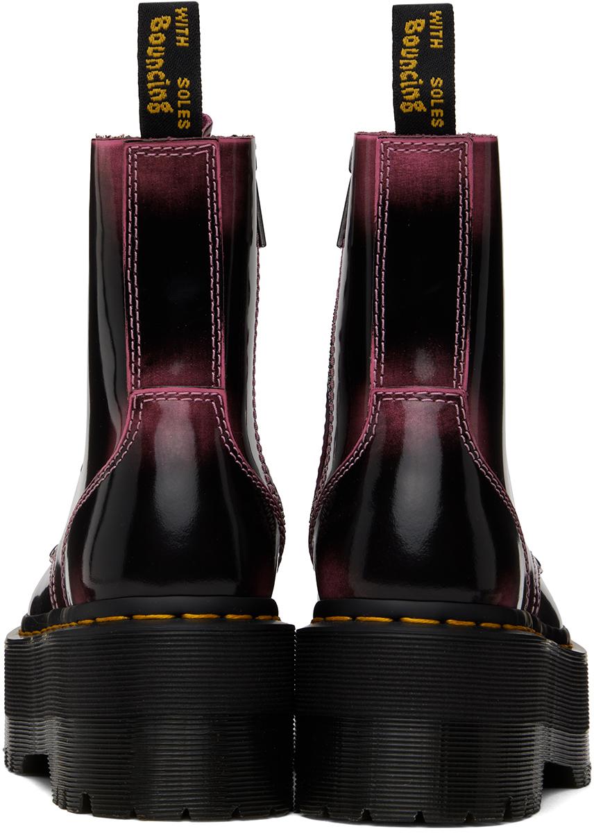 Dr. Martens Pink & Black Jadon Max Boots | Lyst