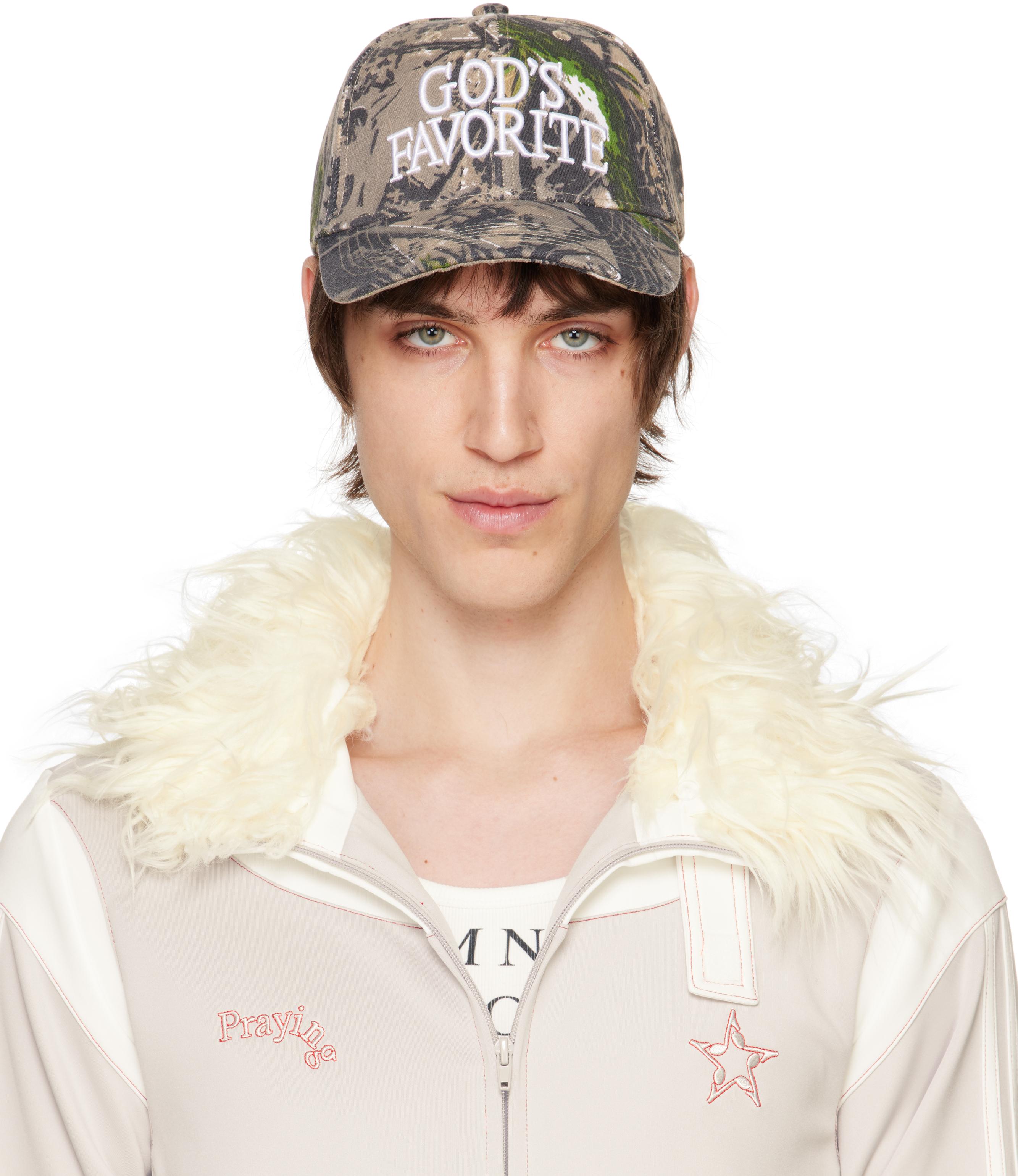 帽子 Praying Gods Favorite CAP Praying Khaki 'God's Favorite' Cap Praying