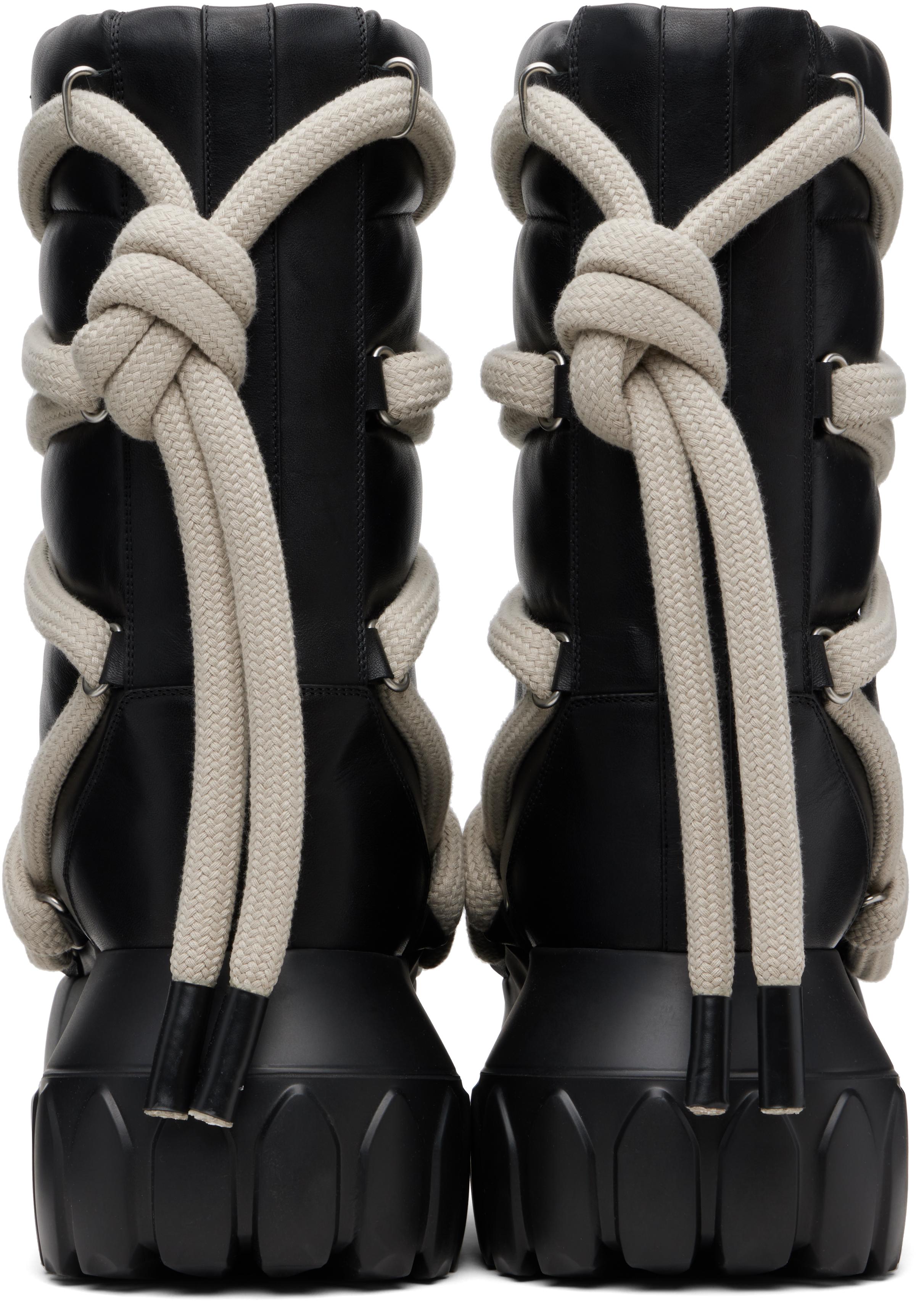 Rick Owens Concordians Lunar Mega Tractor Boots in Black for Men