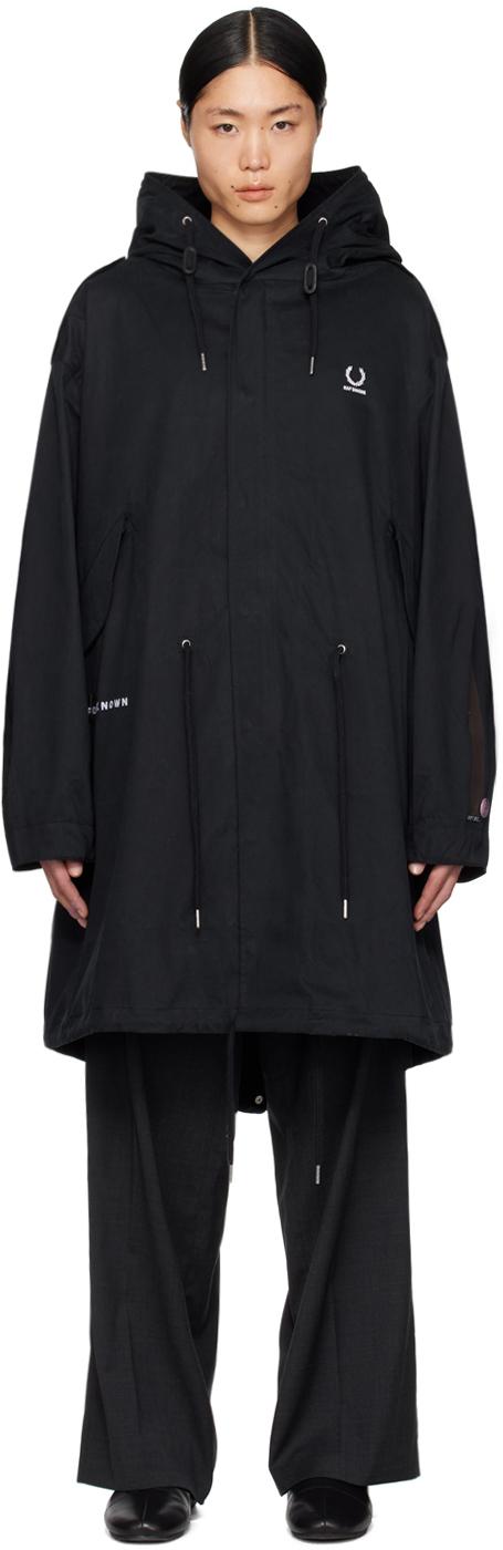Raf Simons Black Fred Perry Edition Coat for Men | Lyst UK