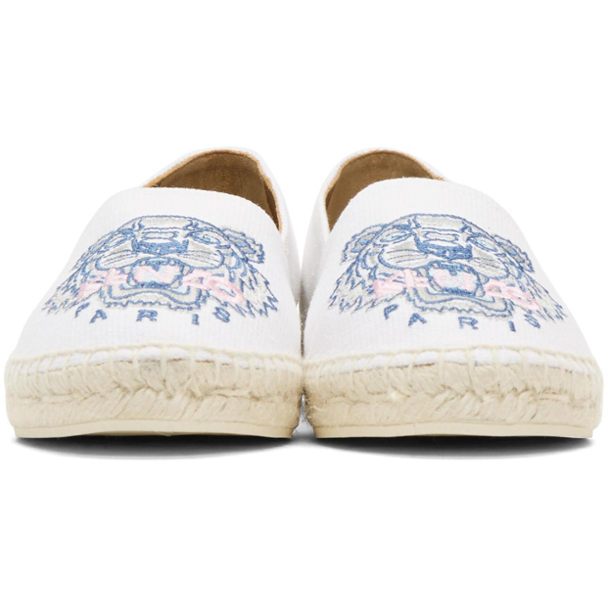 kenzo espadrilles wit