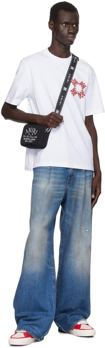 機能的でエレガント【AMIRI】ma quad xo t-shirt AMIRI Ma Quad Xo t-shirt | White | FARFETCH